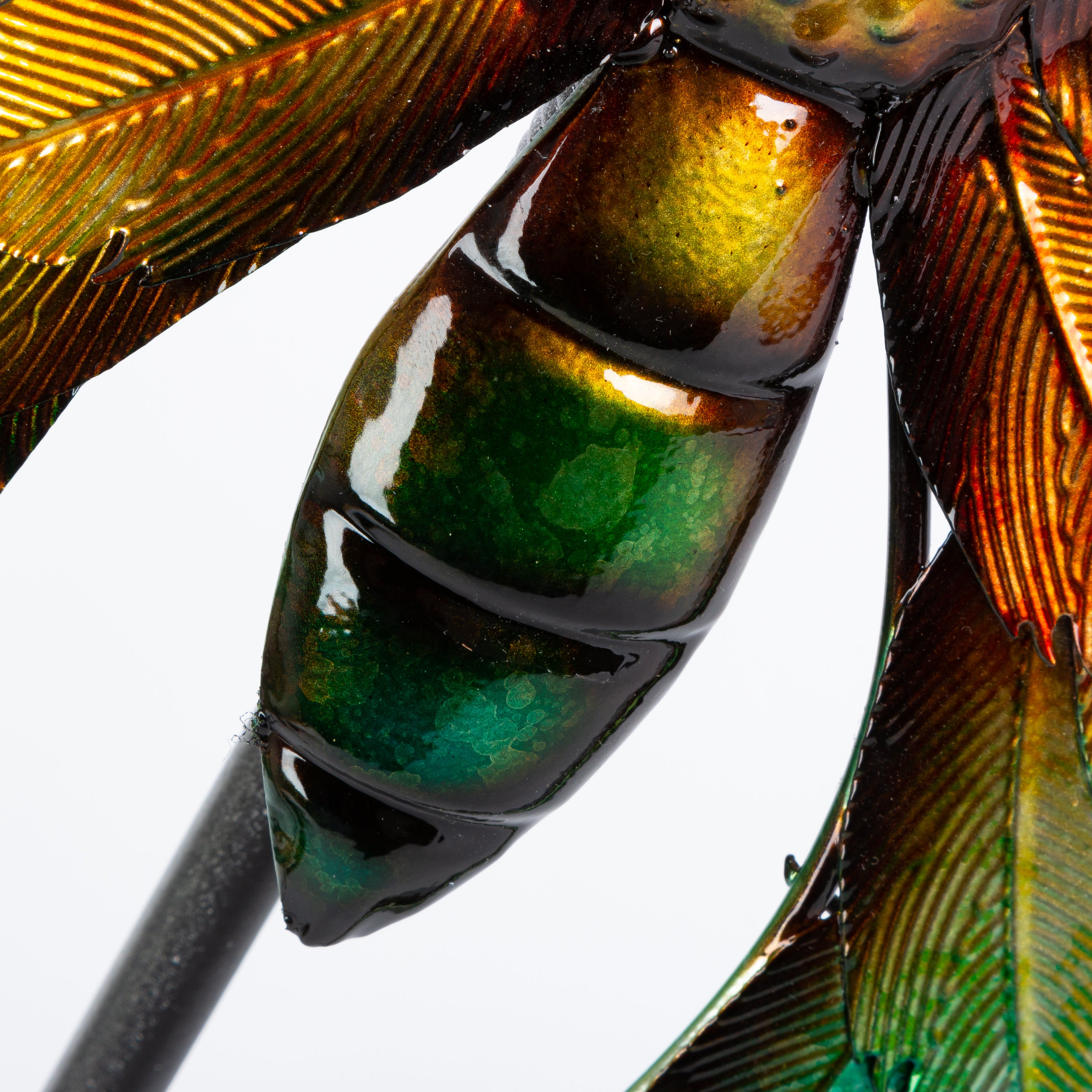 59 in. Metal Iridescent Butterfly Yard Stake